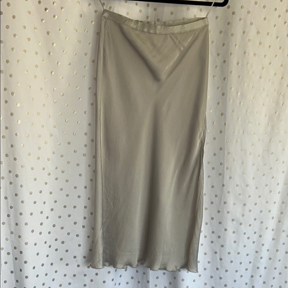 Chic Gray Pencil Skirt for Women